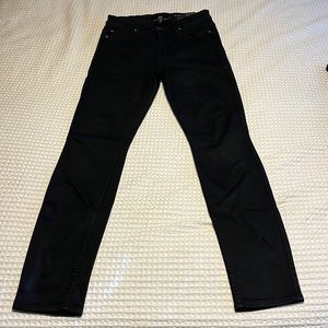 7 for all mankind black denim